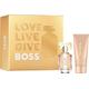 Hugo Boss The Scent For Her Eau De Parfum Woman's Gift Set Spray 30ml With Body Lotion - Peacock Bazaar