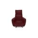 Designer Chair Collection Granada BV Leather Power Recliner Swivel Chair with Massage Feature - BV Deep Red