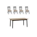 Ercol - Monza Small Extending Dining Table and 4 Chairs