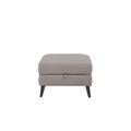 Axel Fabric Storage Footstool - Feather