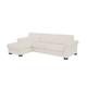 Nicoletti - Alcova 3 Seater Left Hand Facing Fabric Sofa Bed and Storage Chaise with Scroll Arms - Coupe Beige