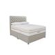 Sleepeezee - Harmony 3500 Soft Divan Set with 4 Drawers - King Size - Tweed Stone