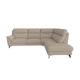 Contempo 3 Seater Right Hand Facing Chaise End Fabric Sofa - R28 Beige