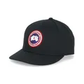 Canada Goose, Accessories, unisex, Black, ONE Size, Black Baseball Cap with Logo Patch