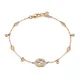 Gucci, Accessories, female, Yellow, ONE Size, 18kt Pink Gold and Diamond Bracelet