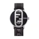 Fendi, Accessories, male, Black, ONE Size, Sophisticated Men`s Silver Stainless Steel Watch