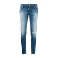 Dsquared2, Jeans, female, Blue, M, Distressed Skinny Jeans