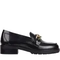 Tommy Hilfiger, Shoes, female, Black, 5 UK, Black Chain Loafers for Women