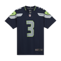 NFL Seattle Seahawks (Russell Wilson) Older Kids' Game American Football Jersey - Blue - Polyester