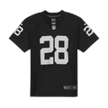 NFL Las Vegas Raiders (Josh Jacobs) Older Kids' Game American Football Jersey - Black - Polyester