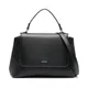 Calvin Klein, Bags, female, Black, ONE Size, Black Top Handle Tote Shoulder Bag