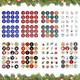 Langray - Christmas Stickers, Advent Calendar Numbers Stickers, Advent Calendar Stickers for Crafts and Decorating, Number Stickers, Gift Stickers,