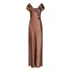 Alberta Ferretti, Dresses, female, Beige, L, Women's Clothing Dress Beige Ss24