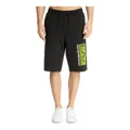 Emporio Armani Ea7, Shorts, male, Black, M, Printed Drawstring Bermuda Shorts