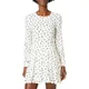 Love Moschino, Dresses, female, White, S, White Viscose Dress with Brand Design