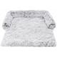 Rhafayre - Plush Dog Mat, Large Dog Sofa Cushion - Pet Blanket with Zipper, Ideal for Dog Bed Basket, Kennel, Car 76x76x15cm Gray