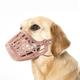 Dog Muzzle, Basket Cage Muzzle for Small, Medium, Large Dogs to Stop Barking, Biting and Chewing off-white 3