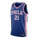 Nike NBA Jersey Basketball Jersey/Vest SW Fan Edition Philadelphia 76ers 21 Team limited Blue