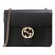 (WMNS) GUCCI Leather Organ Satchel Single Shoulder Bag Black