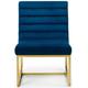 Bellagio Blue Velvet Fabric Chair