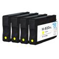 4 Go Inks Yellow Compatible Printer Ink Cartridges to replace HP 933Y (XL Capacity) Compatible / non-OEM for HP Officejet Printers