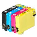 1 Set of 4 Ink Cartridges to replace Epson T1816 (18XL Series) Compatible/non-OEM from Go Inks (4 Inks) Black/Cyan/Magenta