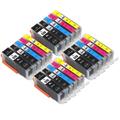 4 Set of 5 Ink Cartridges to replace Canon PGI-570 & CLI-571 Compatible/non-OEM from Go Inks (20 Inks) Black/Cyan/Magenta