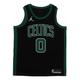 Air Jordan NBA Sports Basketball Jersey Vest SW Fan Edition Boston Celtics Tatum No. 0 'Black Green'