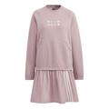 (WMNS) adidas Casual Round Neck Long Sleeve Dress 'Pink'