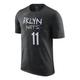 Men's Nike Basketball Sports Short Sleeve SW Fan Edition Brooklyn Nets Kyrie Irving No. 11 Black T-Shirt