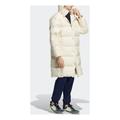 adidas 800 Solid Color Loose Detachable mid-length Down Jacket Couple Style Beige