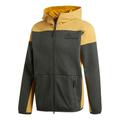 adidas Zne Fz M Winter Colorblock Fleece Lined Stay Warm Hooded Jacket Brown