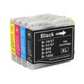 1 Set of Ink Cartridges to replace Brother LC970 & LC1000 Compatible/non-OEM by Go Inks (4 Inks) Black/Cyan/Magenta