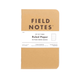 Field Notes 3 Pack original Kraft - Ruled - FNRULP-RULE PAPER 3P Size: