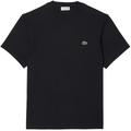 Lacoste Cotton Jersey T-Shirt - Black - TH7318-031 SS CREW TEE Colour: