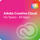 Adobe Creative Cloud for Teams All Apps 1 - 9 User(s)