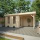 Garden Office - 18'x10' The Lakra 44mm Log Cabin - 0% Finance - Buy Now Pay Later - Tiger Sheds
