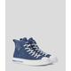 KL Jeans, Klj Vulc High Top Sneakers, Man, Matte Blue, Size: 44