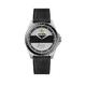 Vivienne Westwood Blackwall Gents Quartz Watch with Ivory & Black Dial & Black Leather Strap, Black, Men