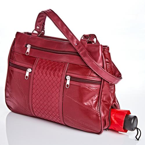 Tasche mit Schirm bordeaux