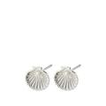 Pilgrim Opal Seashell Earrings Silver-Plated