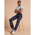 Levi's 517 Straight Bootcut Jeans - Make It Yours - Dark Blue, One Wash, Size 34, Inside Leg Regular, Men