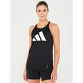 adidas Womens Running Run It Tank - Black, Black, Size Xs, Women