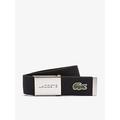 Lacoste Webbed Belt - Black, Black, Size 110, Men