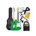 Full Size 4/4 Electric Guitar Ultimate Kit With 10W Amp - 6 Months Free Lessons - Green