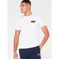 EA7 Emporio Armani Gold Label T-shirt, White/Black, Size S, Men