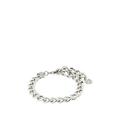 Pilgrim Charm Curb Chain Bracelet Silver-Plated