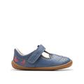 Clarks First Roamer Ears Baby T-bar Shoe, Blue, Size 4.5 Younger