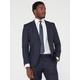 BOSS 2 Piece Slim Fit Suit - Dark Blue, Dark Blue, Size 52=42R Jkt / 36 Trs, Men