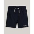 Tommy Hilfiger Boys Pull On Monotype Woven Short - Desert Sky, Navy, Size 6 Years